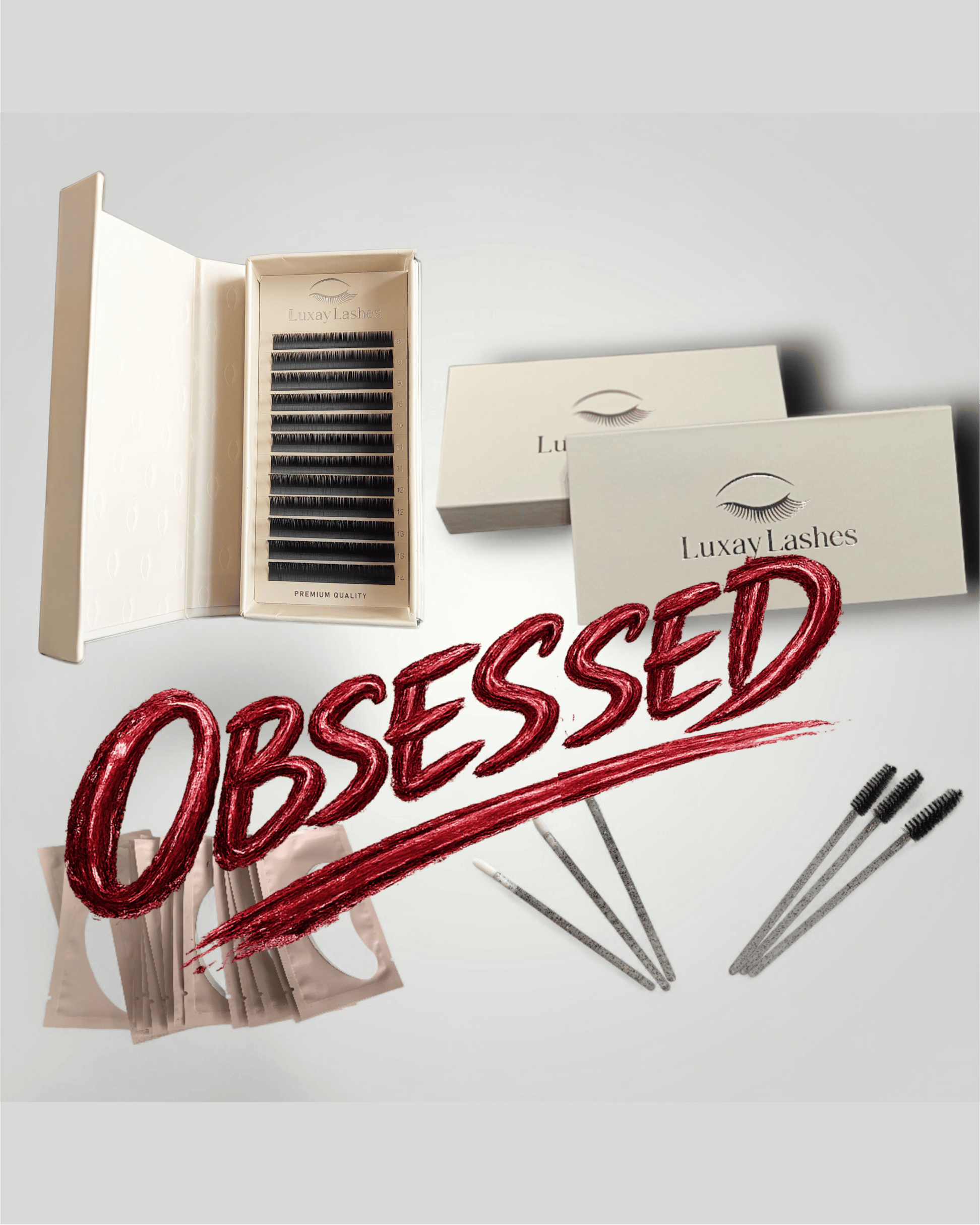 Zestaw do przedłużania rzęs LuxayLashes OBSESSED